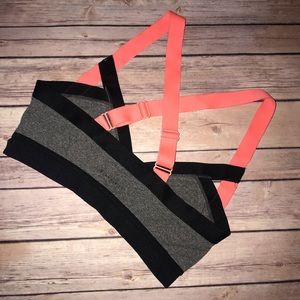 Aritzia Intimates & Sleepwear - Aritzia Community Rasa Sports Bra Black Gray Neon Aritzia Intimates & Sleepwear - Aritzia Community Rasa Sports Bra Black Gray Neon